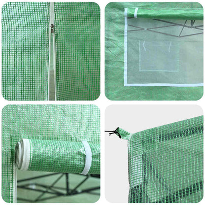Serra con struttura pop-up Verde 290 x 430 x 315 cm Ferro
