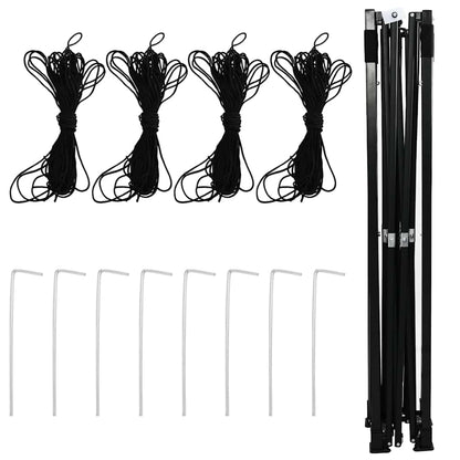 Serra con tetto Verde 290 x 870 x 315 cm Acciaio