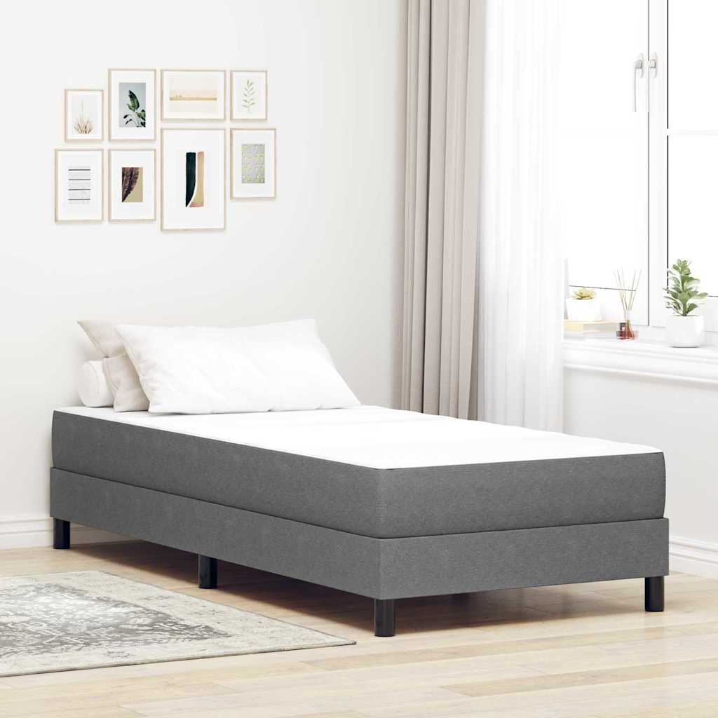 Materasso da Letto Grigio chiaro 100 x 200 cm Tessuto - homemem39
