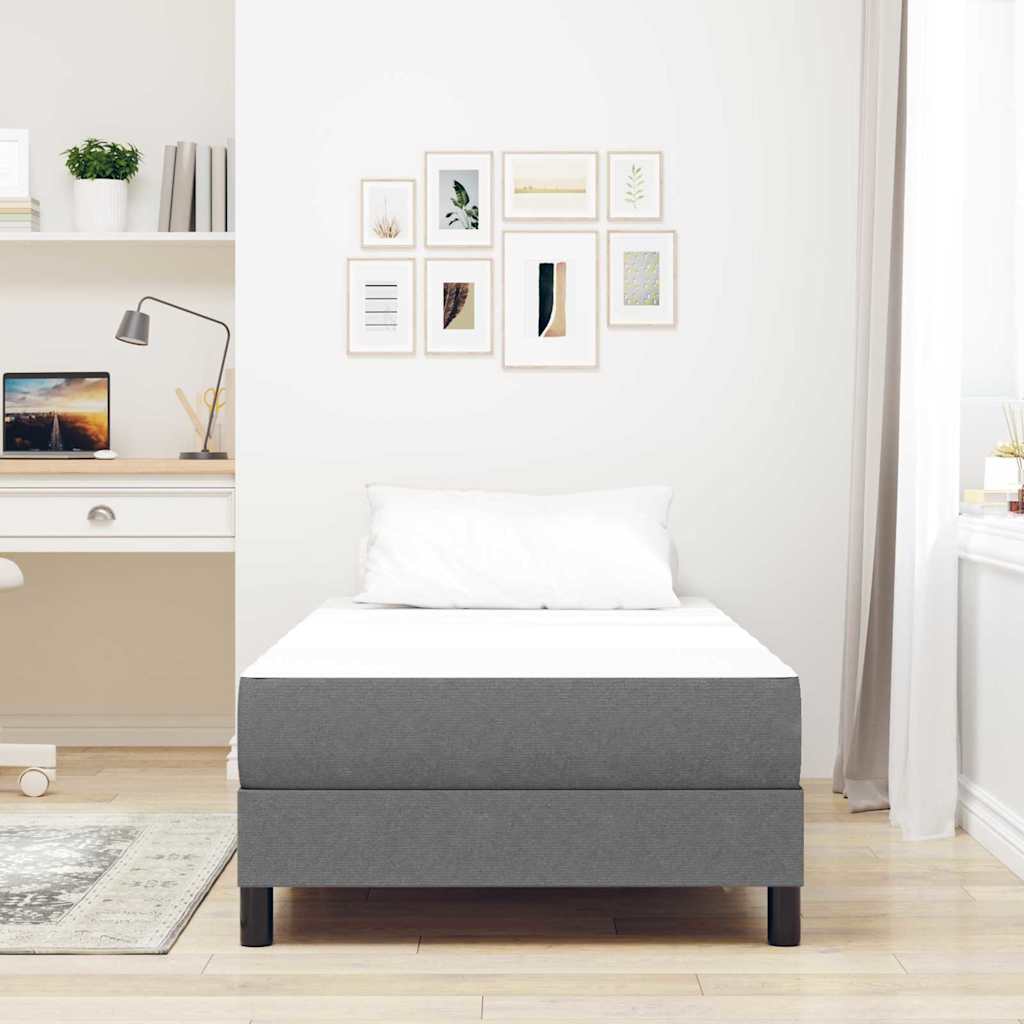 Materasso da Letto Grigio chiaro 100 x 200 cm Tessuto - homemem39