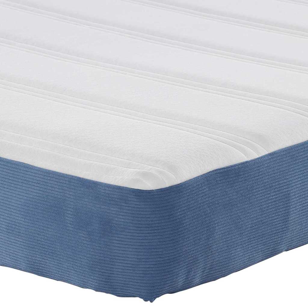 Materasso da Letto con materasso Blu 100 x 200 cm Tessuto - homemem39