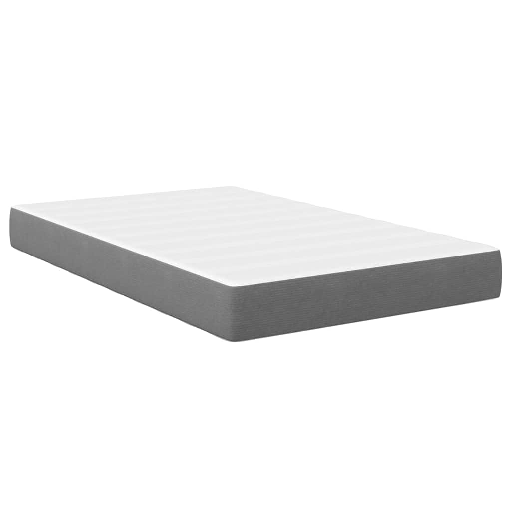 Materasso da Letto Grigio chiaro 120 x 190 cm Tessuto | homemem39