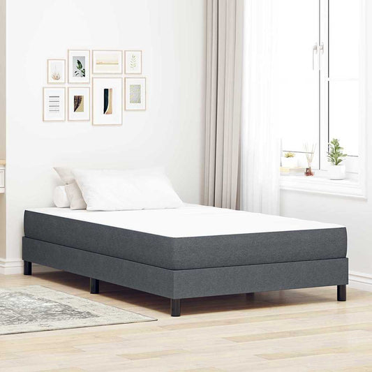Materasso da Letto con materasso Grigio 120 x 200 cm Tessuto - homemem39