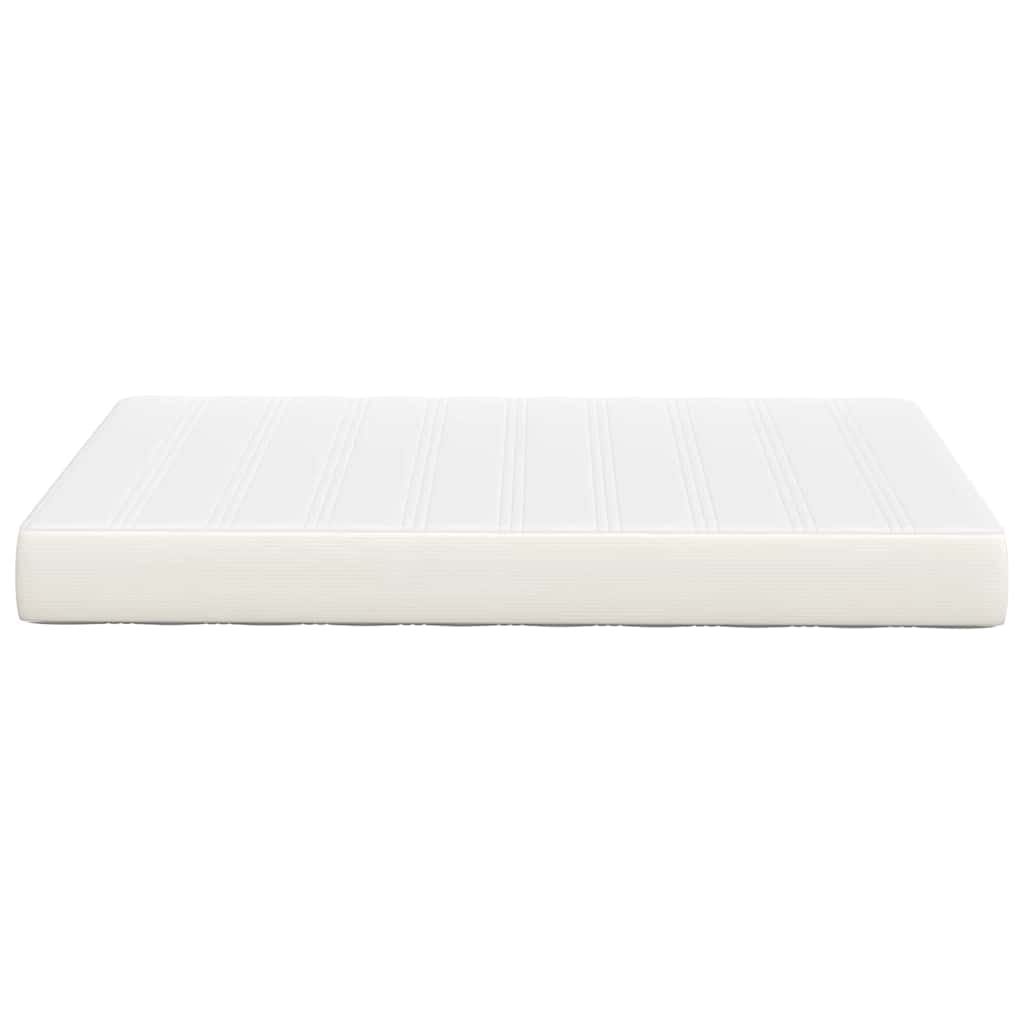 Materasso da Letto con materasso Crema 120 x 200 cm Tessuto | homemem39