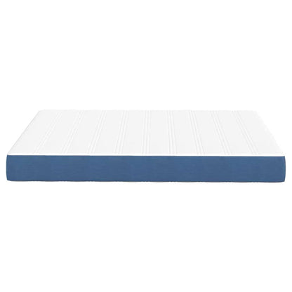 Materasso da Letto con materasso Blu 140 x 190 cm Tessuto - homemem39
