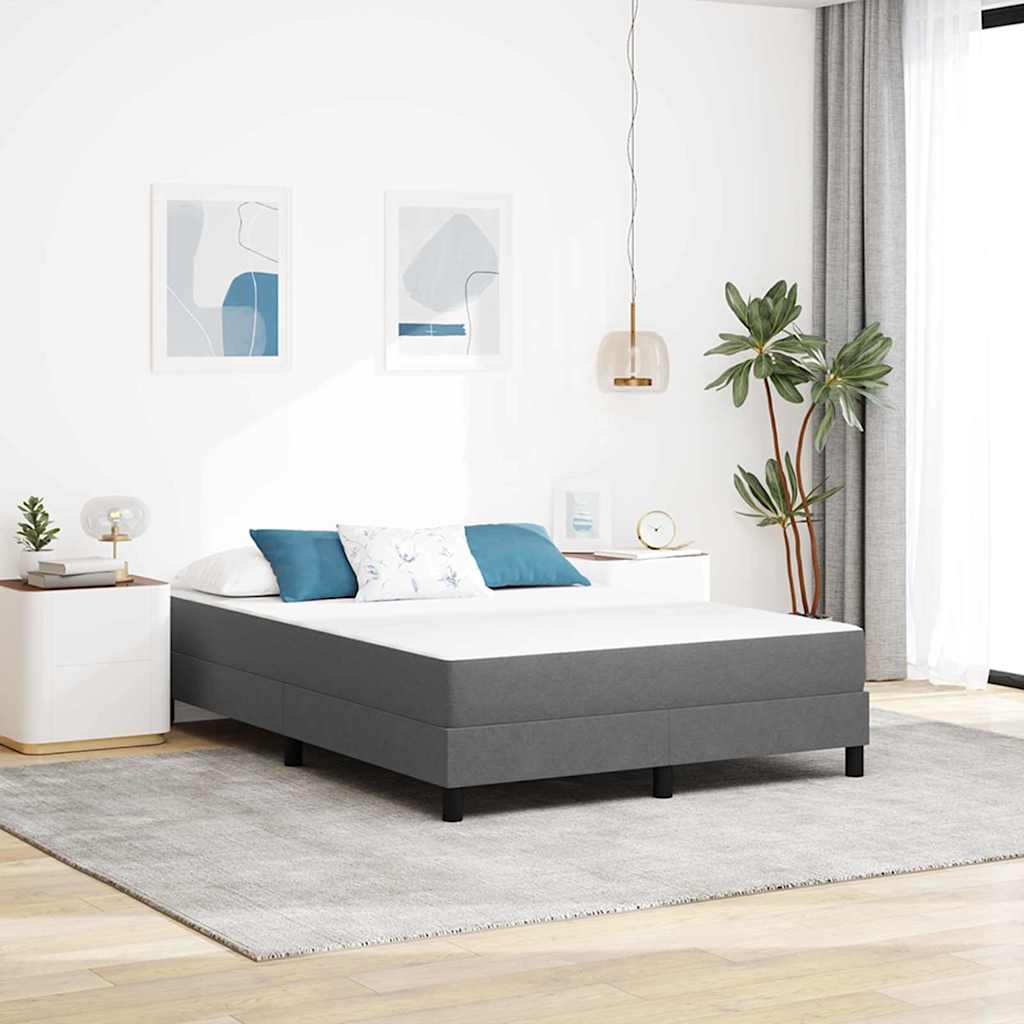 Materasso da Letto Grigio chiaro 160 x 200 cm Tessuto