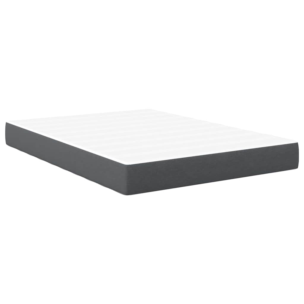 Materasso da Letto con materasso Grigio 160 x 200 cm Tessuto | homemem39
