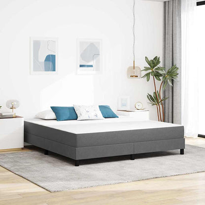 Materasso da Letto Grigio chiaro 180 x 200 cm Tessuto