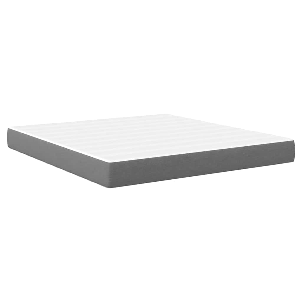 Materasso da Letto Grigio chiaro 180 x 200 cm Tessuto