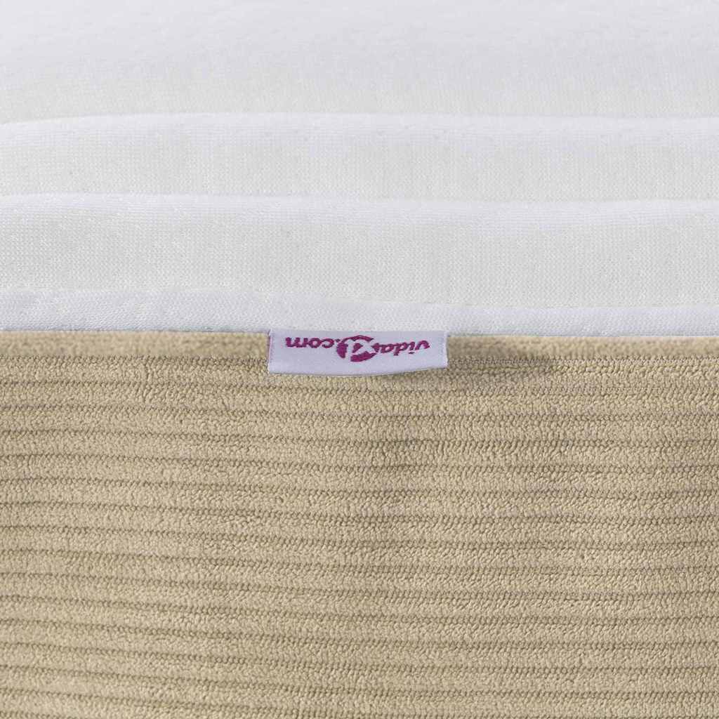 Materasso da Letto con materasso Salvia 180 x 200 cm Tessuto | homemem39