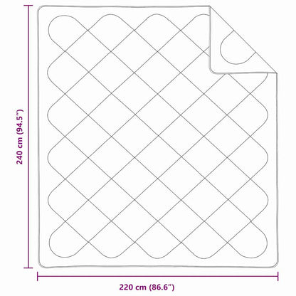 Trapunte & Duvet Bianco 240 x 220 cm Microfibra - homemem39