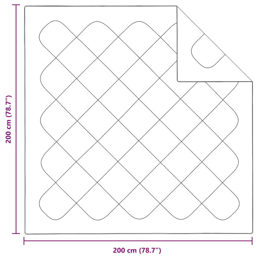 Piumoni e Piumini Bianco 200 x 200 cm Microfibra - homemem39