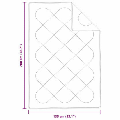 Duvet Invernale Bianco 200 x 135 x 5 cm Poliestere | homemem39