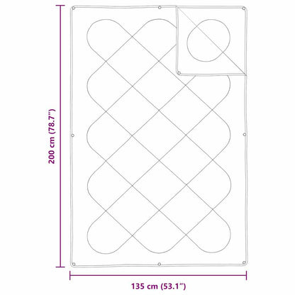 Duvet 2-in-1 Bianco 135 x 200 cm Poliestere - homemem39