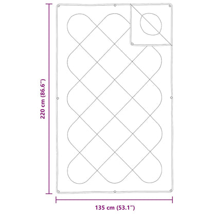 Duvet 2-in-1 Bianco 220 x 135 x 8 cm Poliestere | homemem39