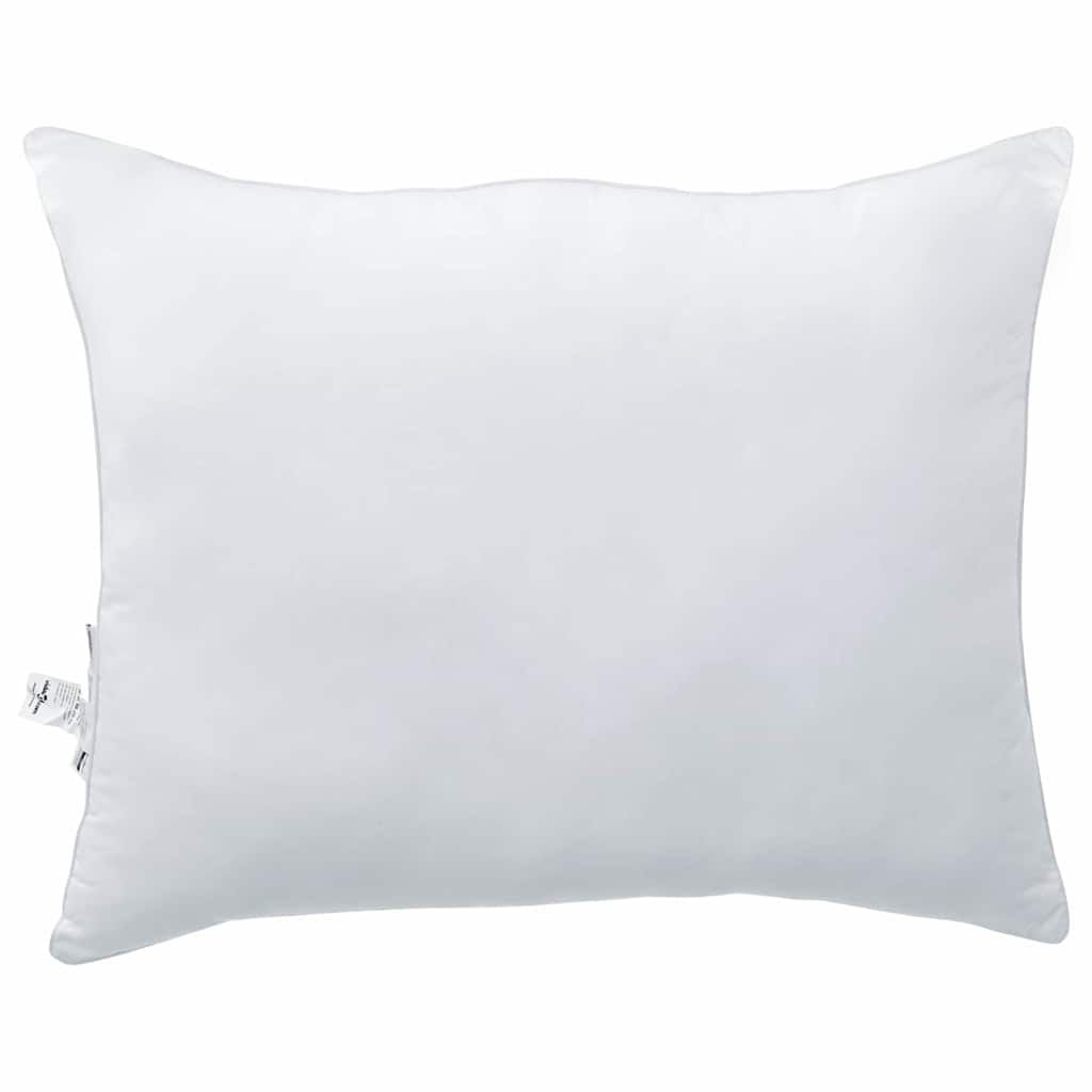 Cuscino 2 pcs Bianco 80 x 60 x 20 cm Cotone e Poliestere | homemem39