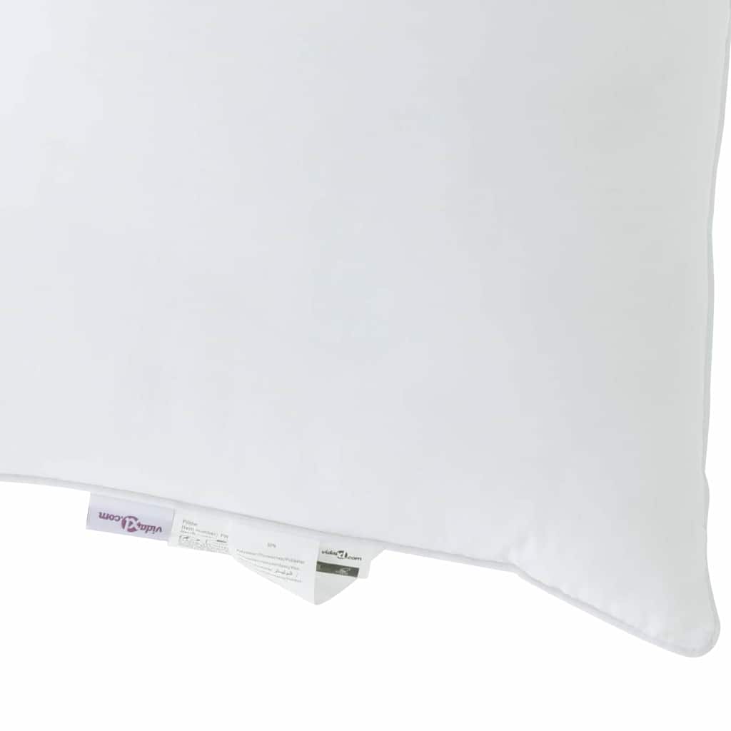 Cuscino 2 pcs Bianco 80 x 80 x 40 cm Cotone e Poliestere | homemem39