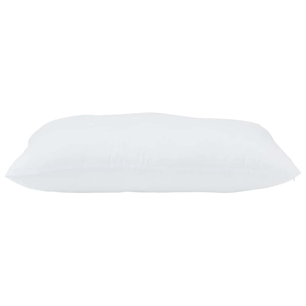 Cuscino 2 pz 61 x 41 x 20 cm Poliestere Bianco