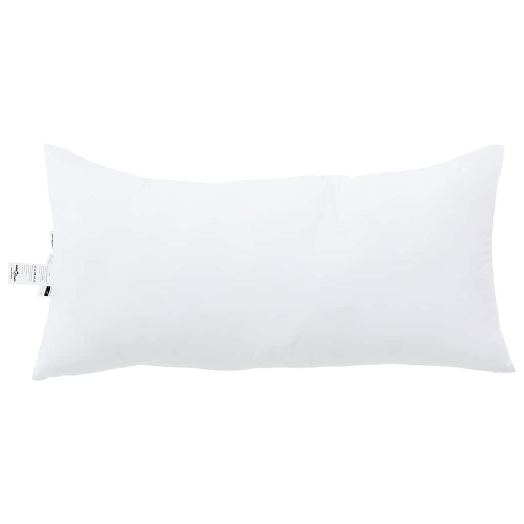 Cuscino con cuscino 2 pcs Bianco 81 x 42 x 20 cm Poliestere | homemem39