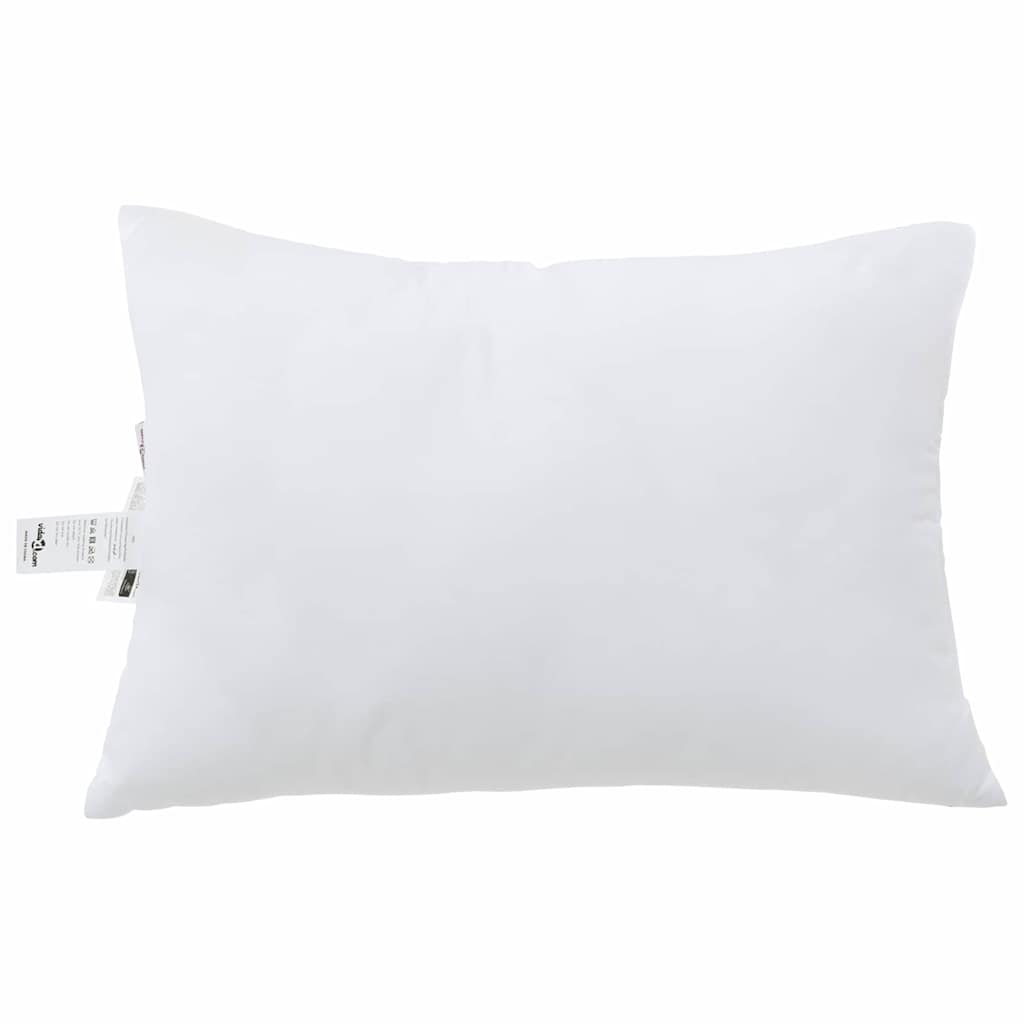 Cuscino con cuscino 2 pcs Bianco 71 x 51 x 20 cm Poliestere | homemem39
