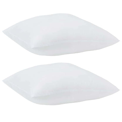 Cuscino con cuscino 2 pcs Bianco 60 x 60 x 20 cm Poliestere | homemem39