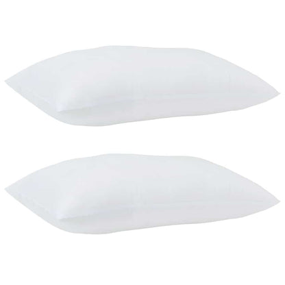 Cuscino con cuscino 2 pcs Bianco 79 x 60 x 20 cm Poliestere | homemem39