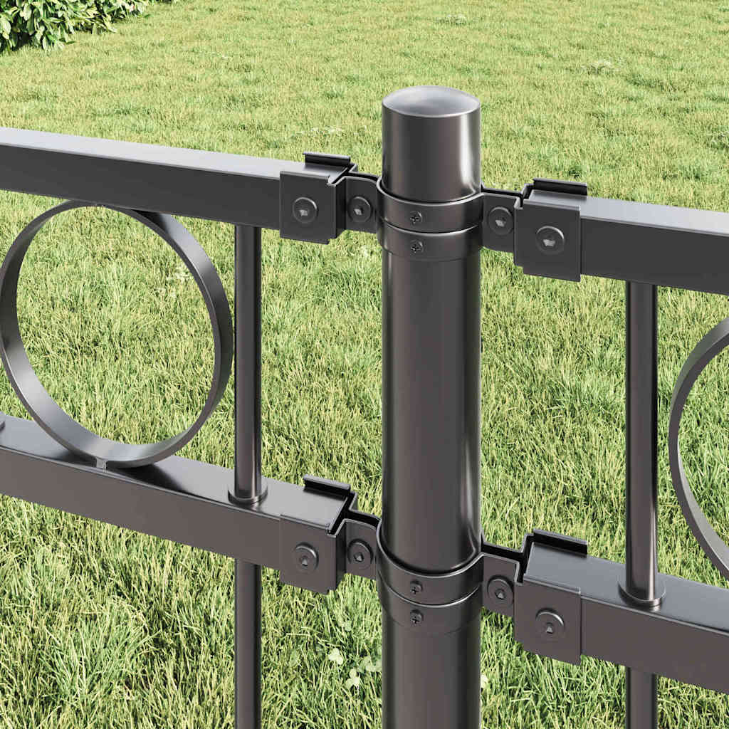 Elemento Recinzione ASSEN Grigio 170 x 130 cm Acciaio | homemem39