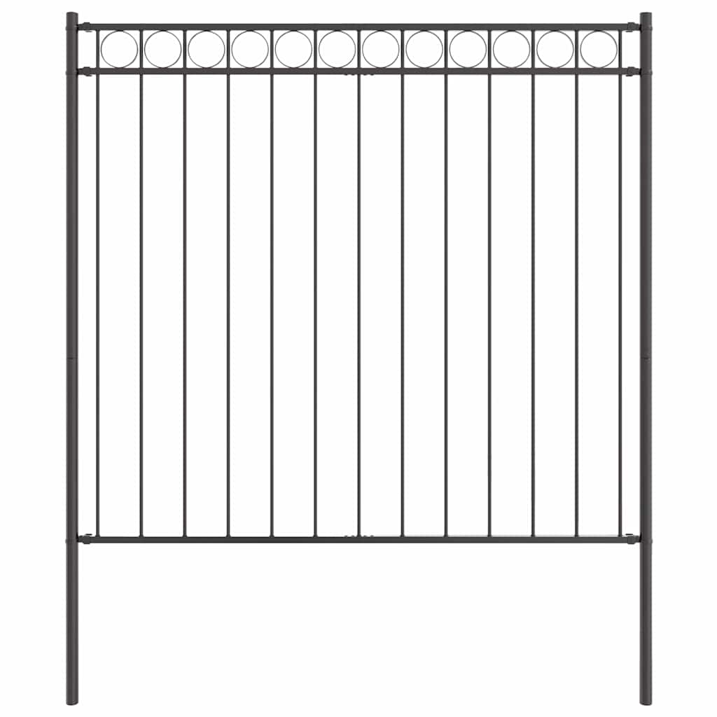 Elemento Recinzione ASSEN Grigio 170 x 170 cm Acciaio | homemem39
