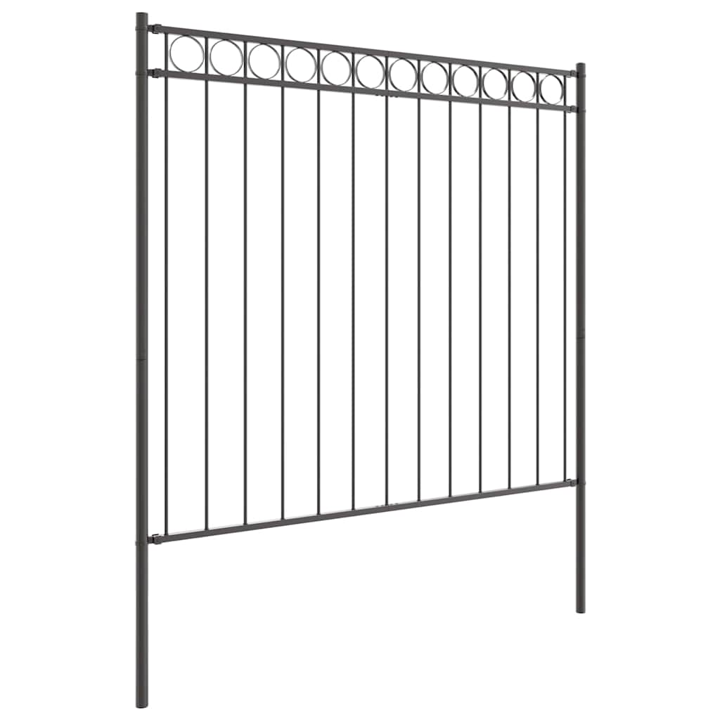 Elemento Recinzione ASSEN Grigio 170 x 170 cm Acciaio | homemem39
