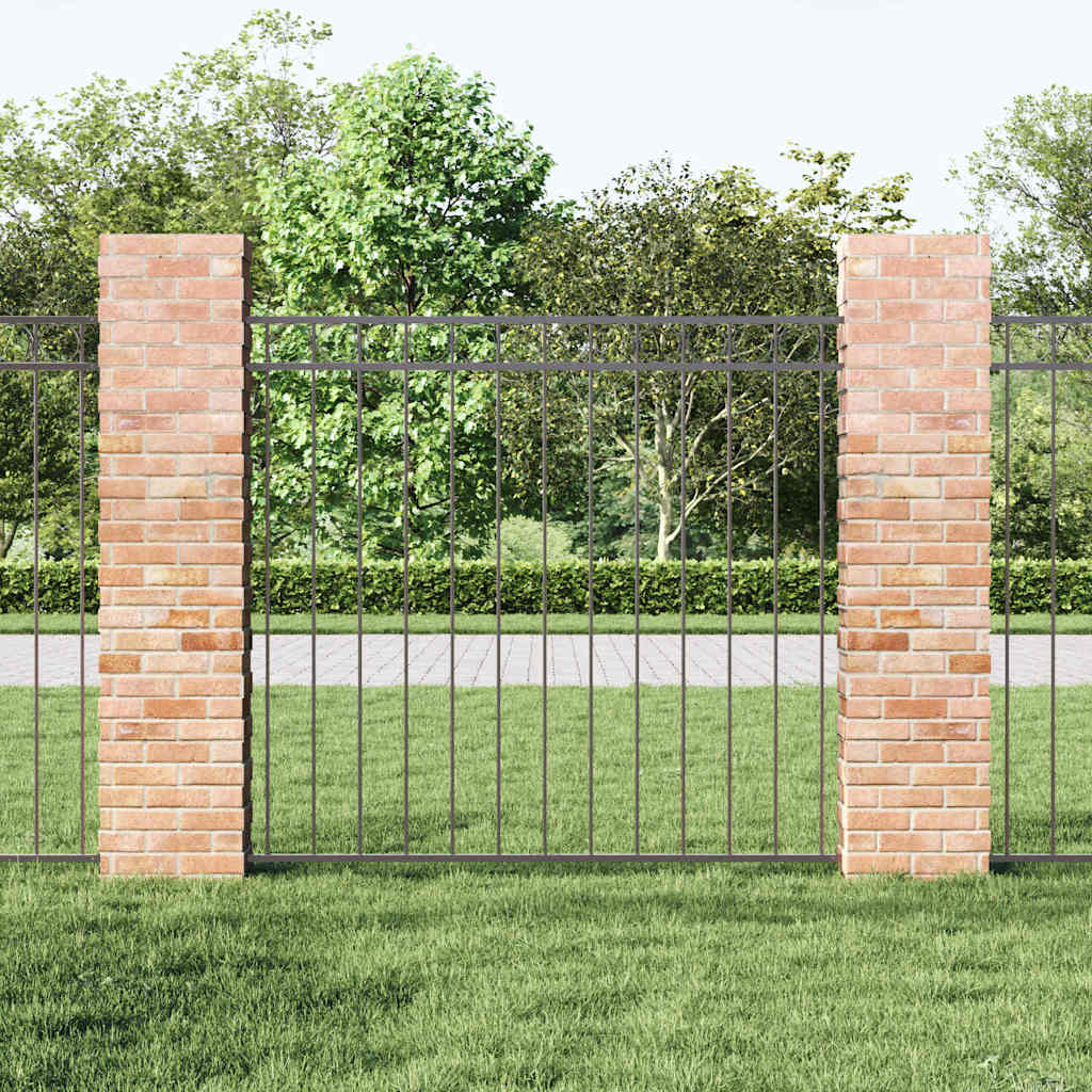 Elemento Recinzione ASSEN Grigio 170 x 120 cm Acciaio | homemem39