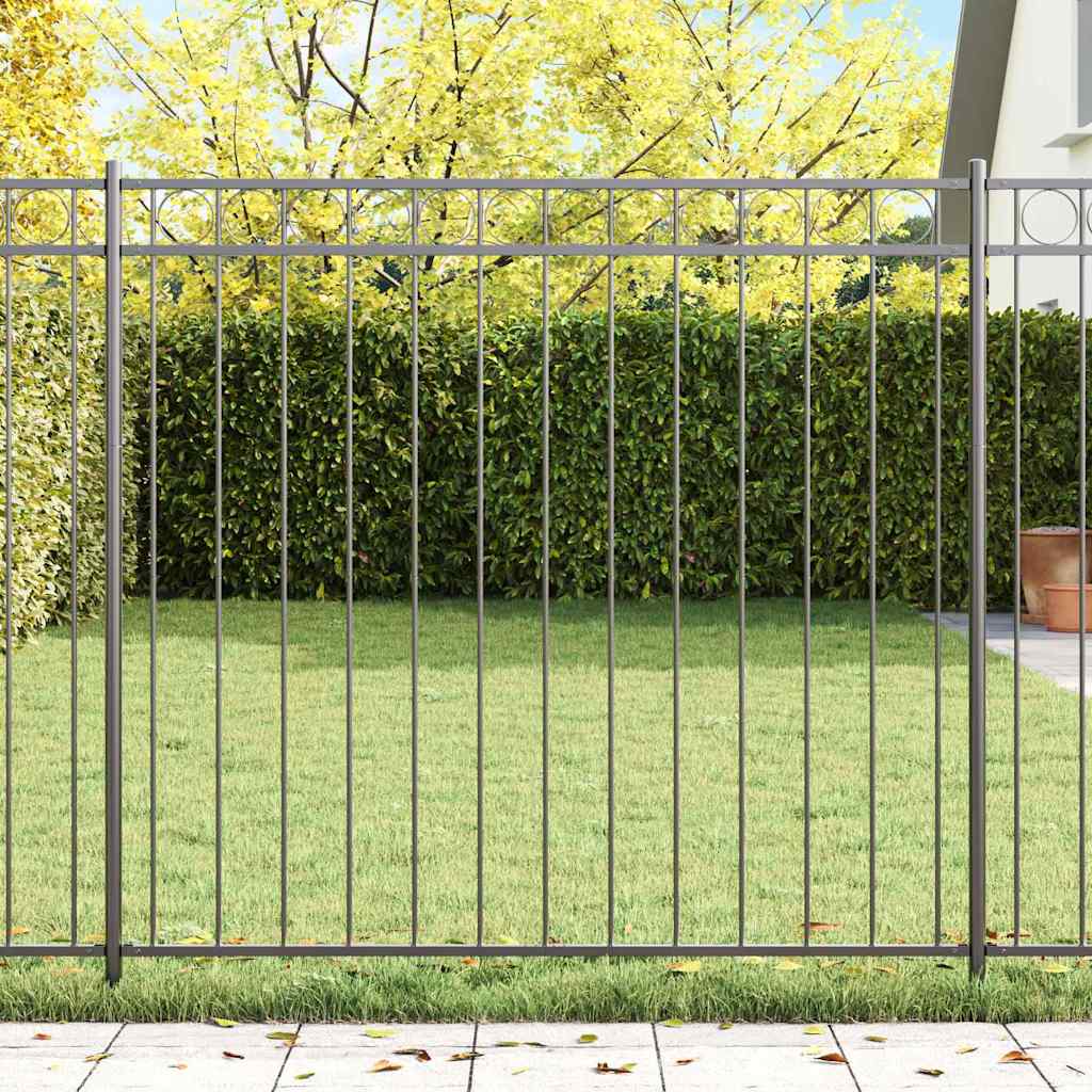 Elemento Recinzione ASSEN Grigio 170 x 150 cm Acciaio | homemem39