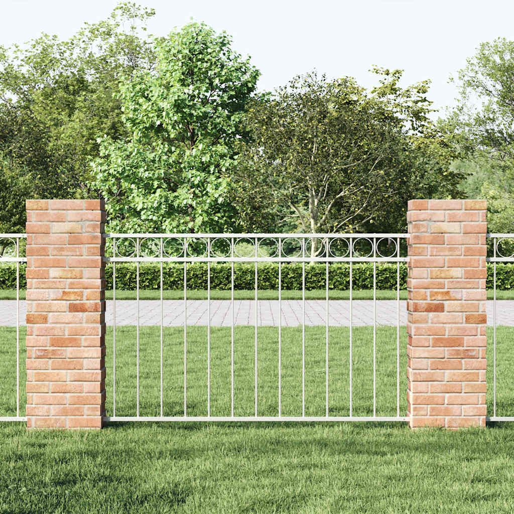 Elemento Recinzione ASSEN Bianco 170 x 80 cm Acciaio | homemem39