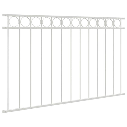 Elemento Recinzione ASSEN Bianco 170 x 80 cm Acciaio | homemem39