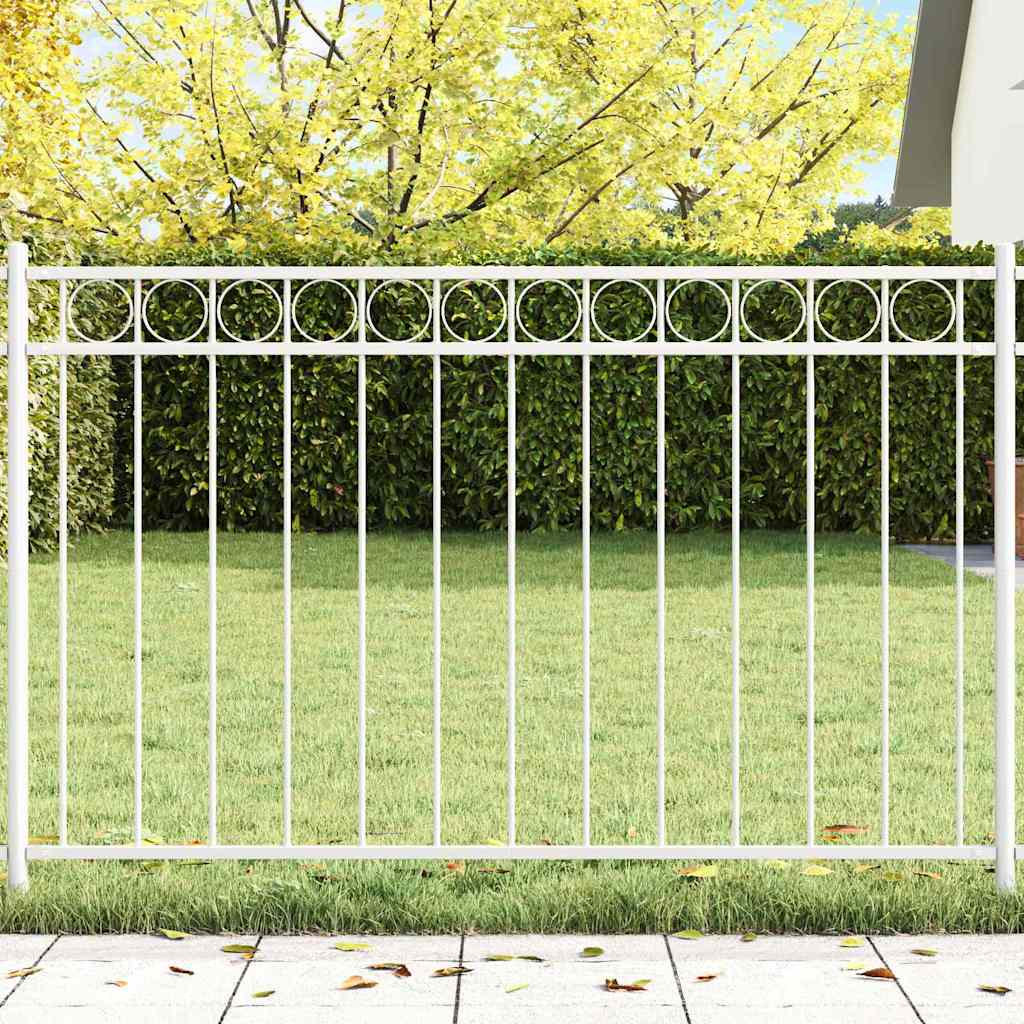 Elemento Recinzione ASSEN Bianco 170 x 100 cm Acciaio | homemem39