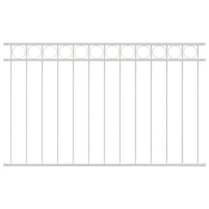 Elemento Recinzione ASSEN Bianco 170 x 100 cm Acciaio | homemem39