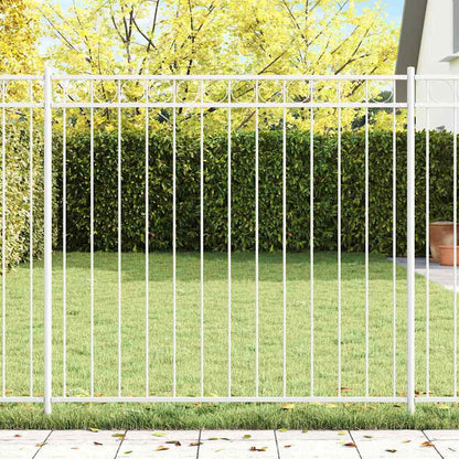 Elemento Recinzione ASSEN Bianco 170 x 150 cm Acciaio