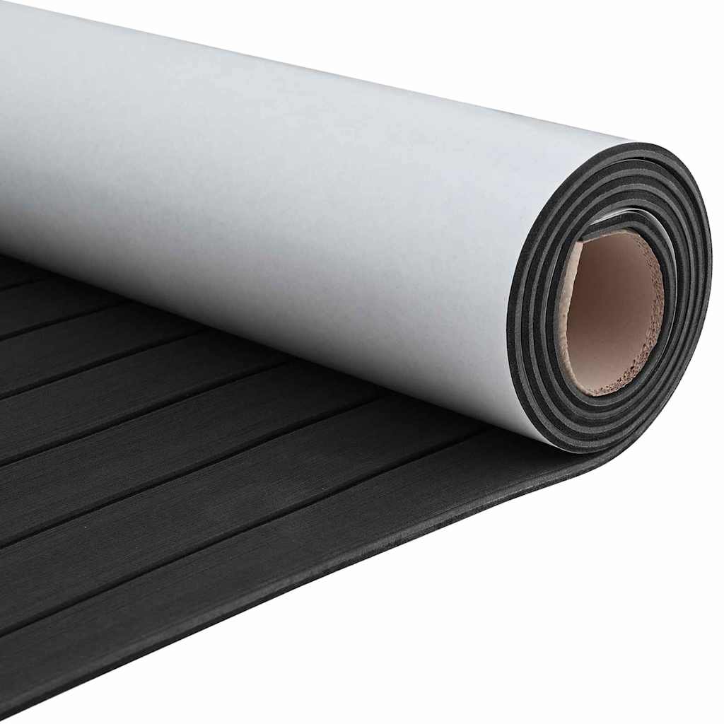 Pavimento per Barca Grigio scuro e nero 240 x 90 cm Schiuma EVA