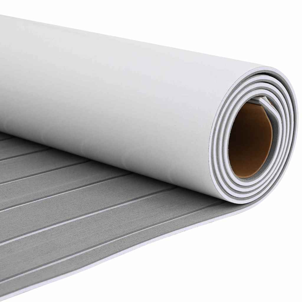 Pavimento per Barca Grigio chiaro e bianco 240 x 90 cm