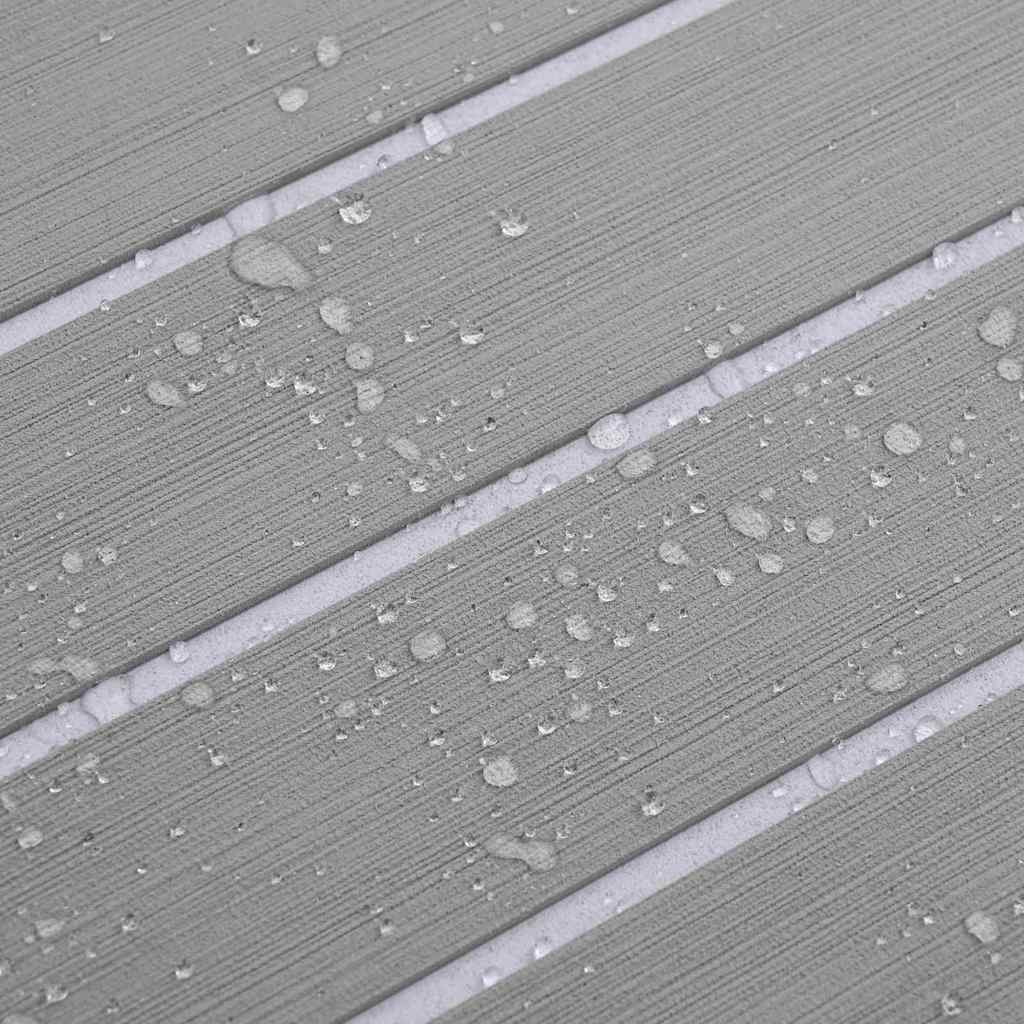 Pavimento per Barca Grigio chiaro e bianco 240 x 90 cm