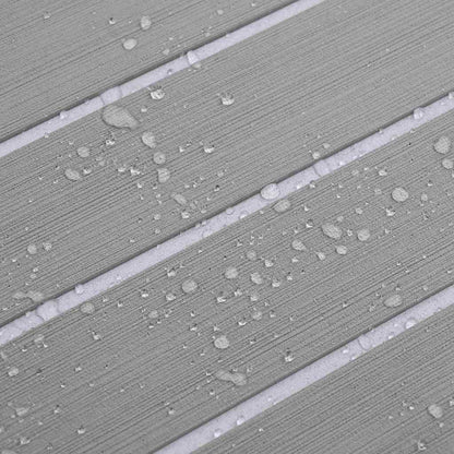 Pavimento per Barca Grigio chiaro e bianco 240 x 90 cm