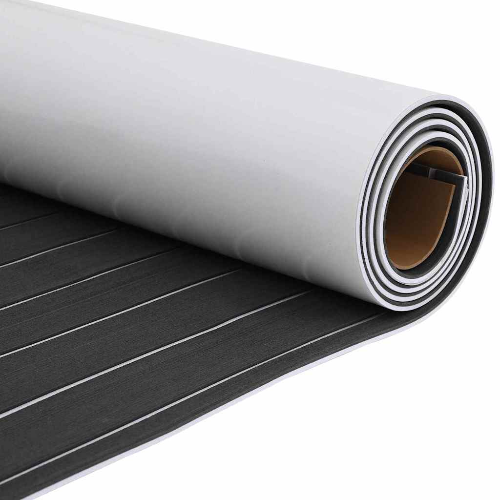 Pavimento per Barca grigio scuro e bianco 240 x 90 cm