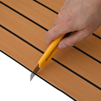 Pavimento per Barca Marrone e nero 240 x 60 cm Schiuma EVA