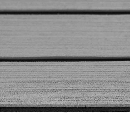 Pavimento per Barca grigio chiaro e nero 240 x 60 cm