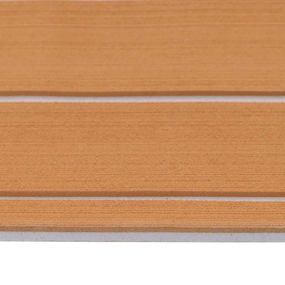 Pavimento per Barca Marrone e bianco 240 x 60 cm Schiuma EVA