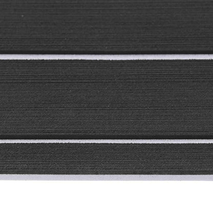 Pavimento per Barca grigio scuro e bianco 240 x 60 cm