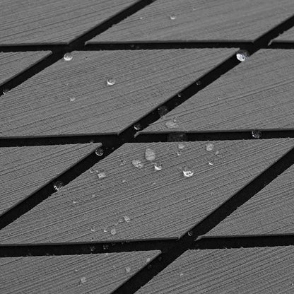 Tappetino per Barche Grigio Chiaro con Nero 190 x 70 x 0,5 cm