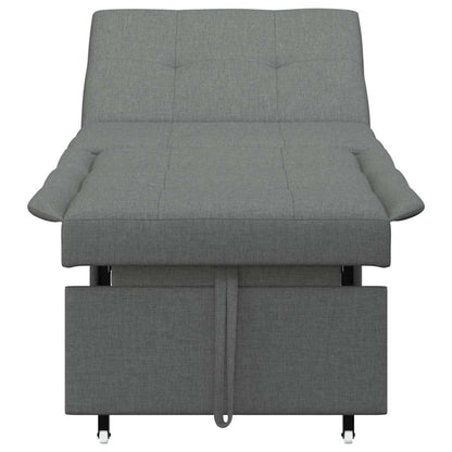 Divano letto Grigio scuro 194 x 50 x 82 cm Legno compensato