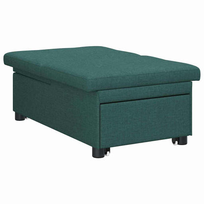 Divano letto Verde Scuro 194 x 50 x 82 cm Legno compensato