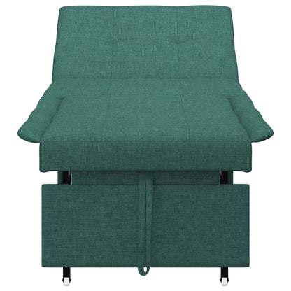 Divano letto Verde Scuro 194 x 50 x 82 cm Legno compensato