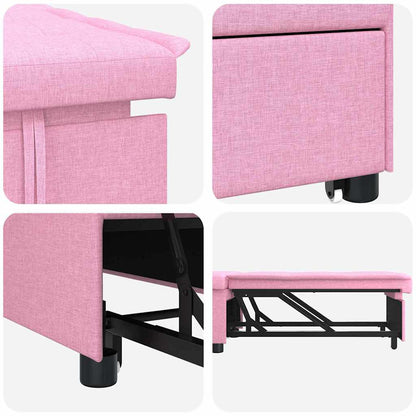 Divano letto Rosa 194 x 50 x 82 cm Legno compensato